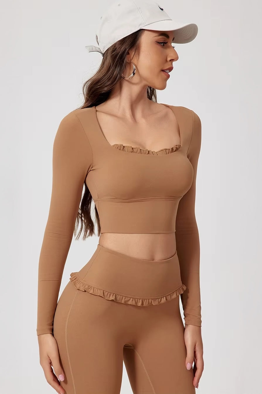The Velune Ruffle Top