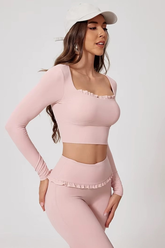 The Velune Ruffle Top