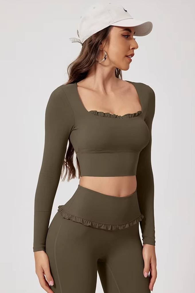 The Velune Ruffle Top