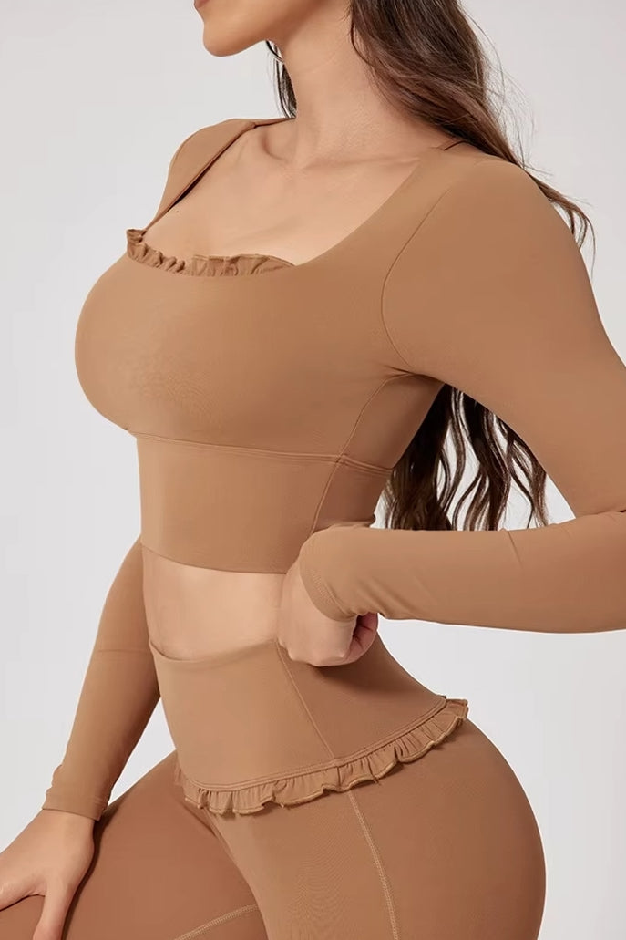 The Velune Ruffle Top