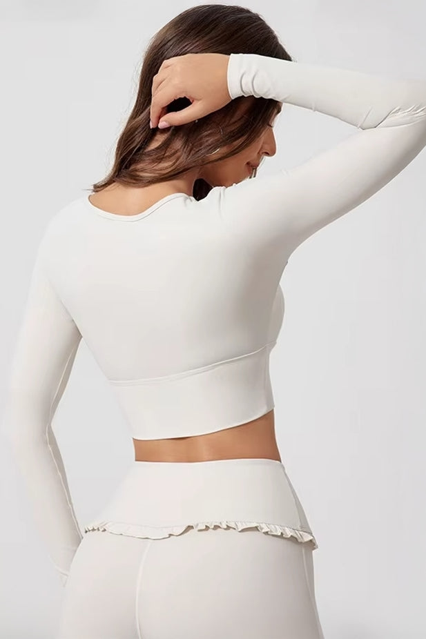 The Velune Ruffle Top