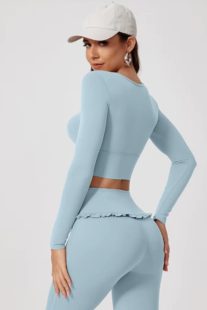 The Velune Ruffle Top