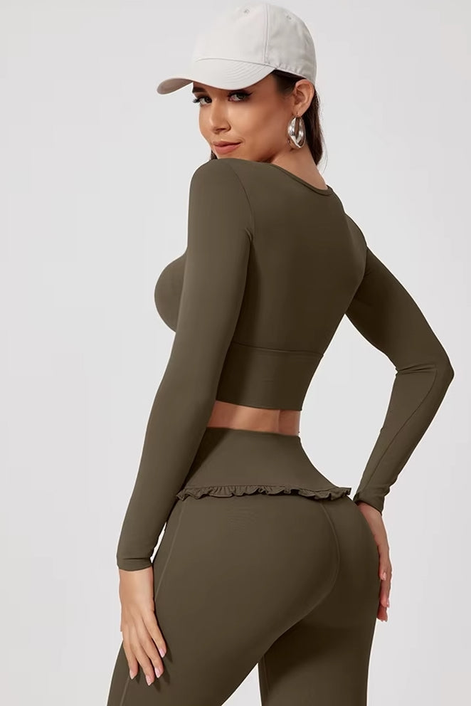 The Velune Ruffle Top