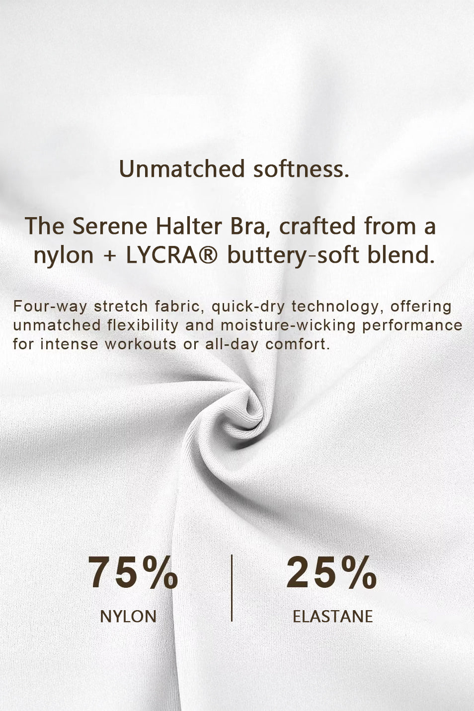 Serene Halter Bra