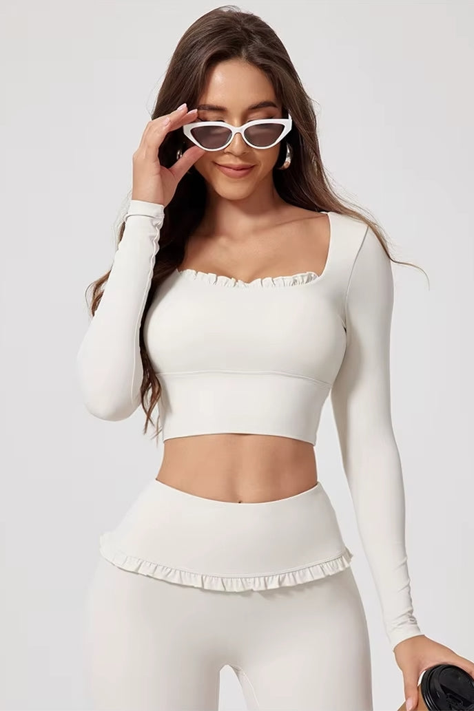 The Velune Ruffle Top