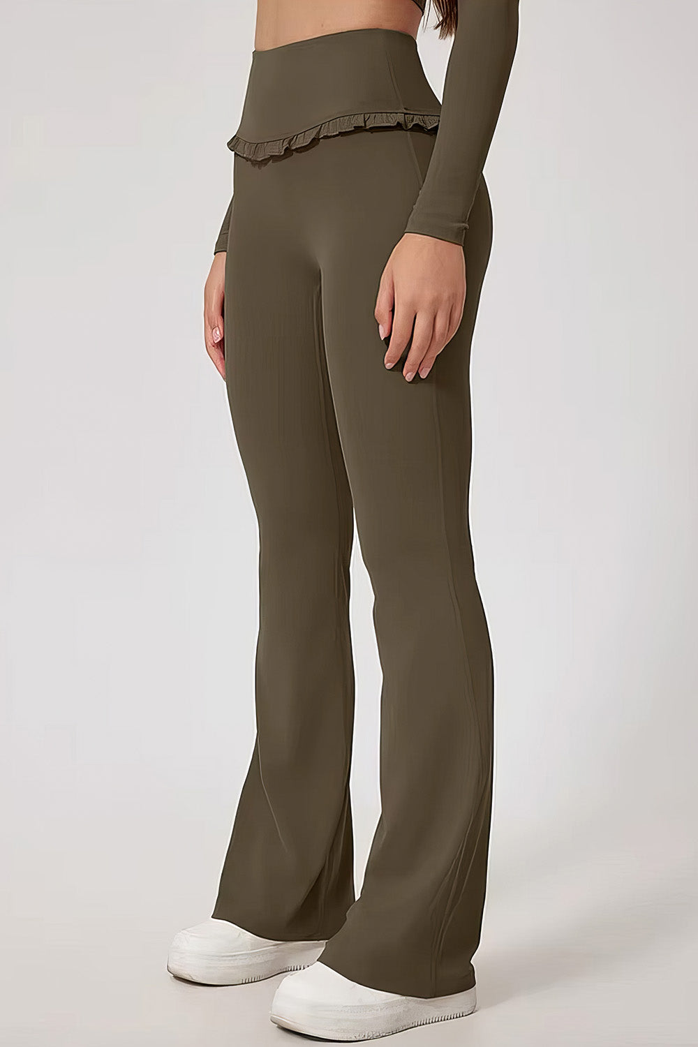 The Velune Ruffle Flare Pant