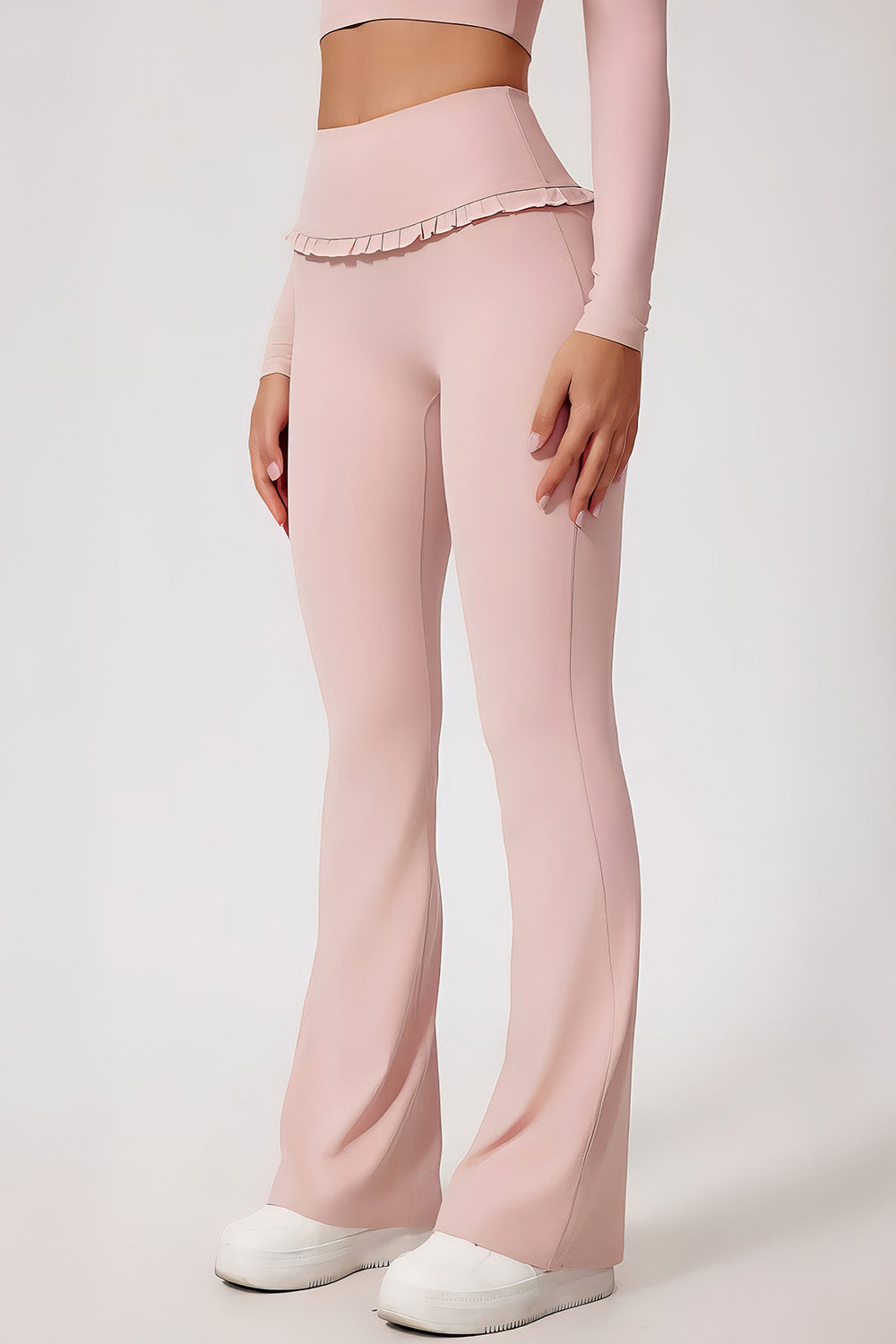 The Velune Ruffle Flare Pant
