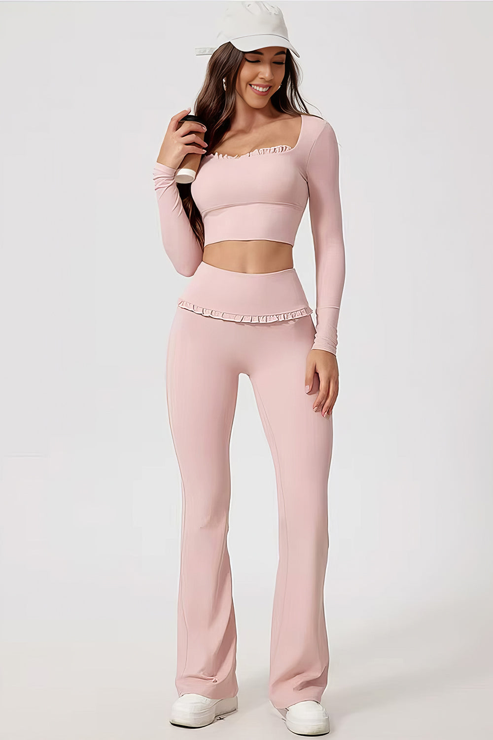The Velune Ruffle Flare Pant