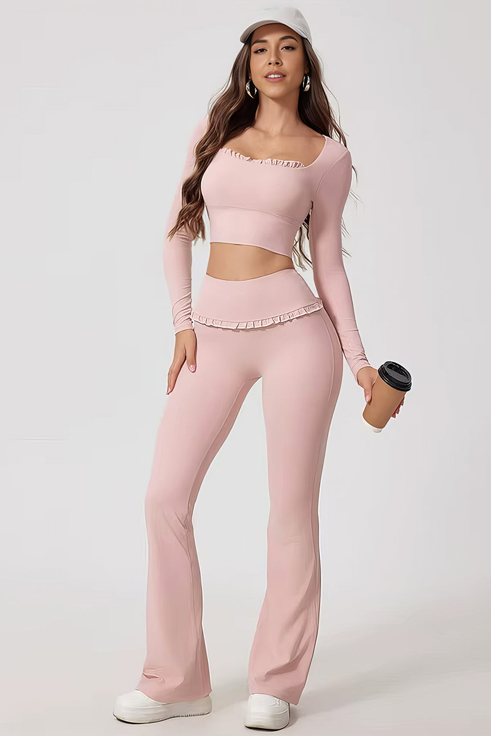 The Velune Ruffle Flare Pant
