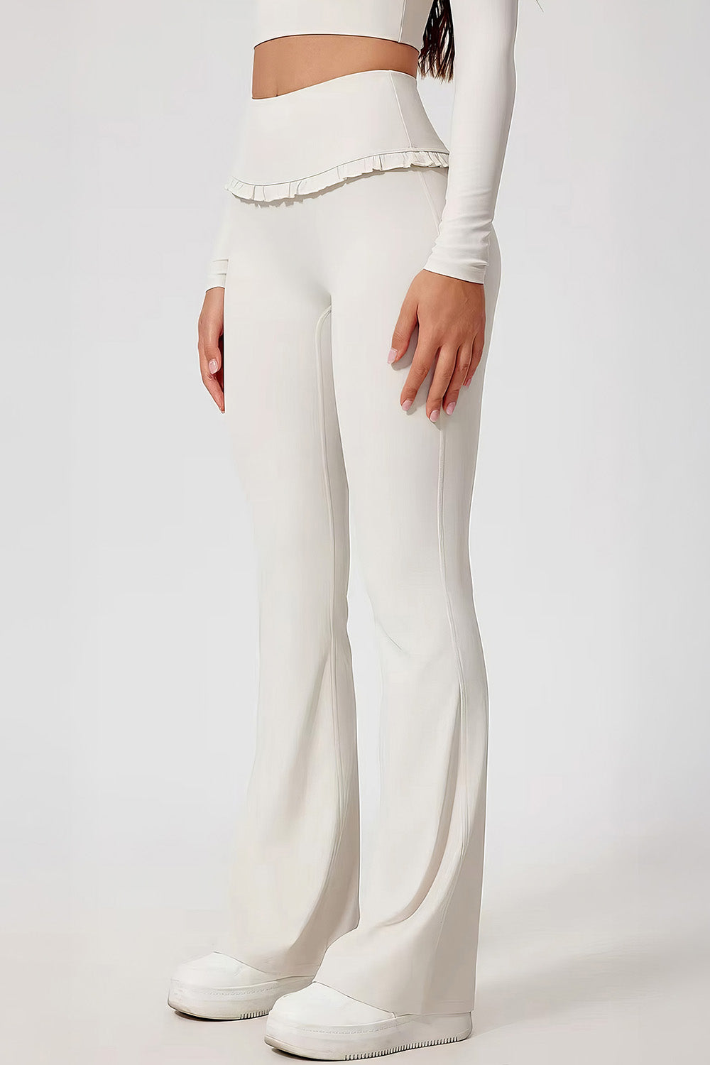 The Velune Ruffle Flare Pant