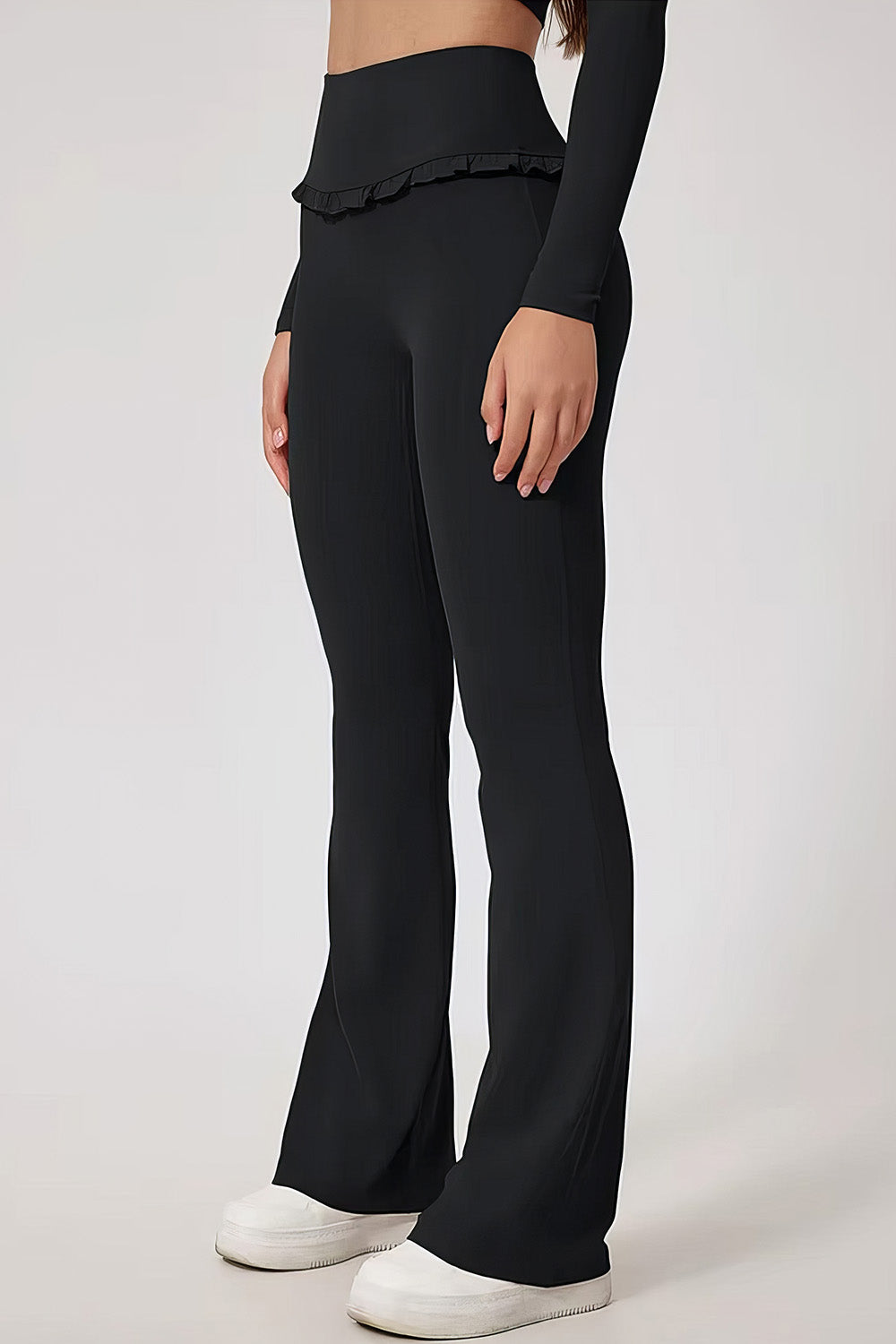 The Velune Ruffle Flare Pant