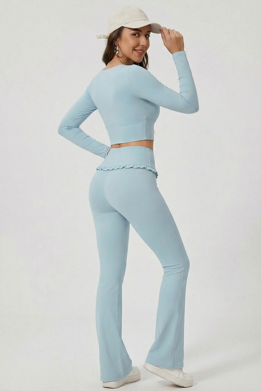 The Velune Ruffle Flare Pant