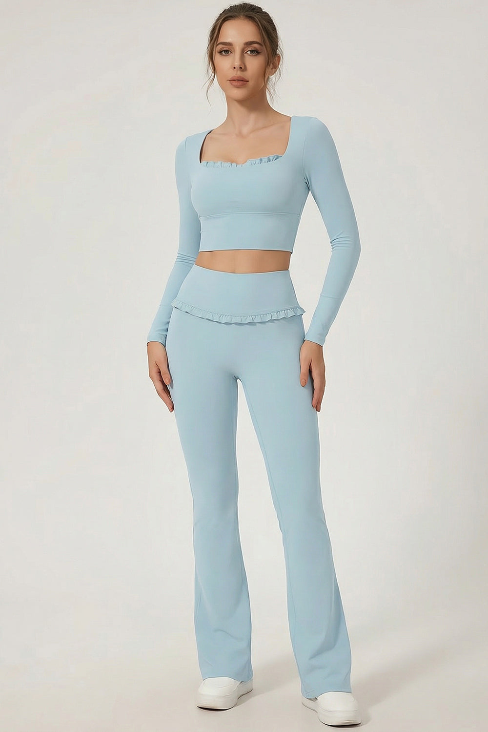 The Velune Ruffle Flare Pant