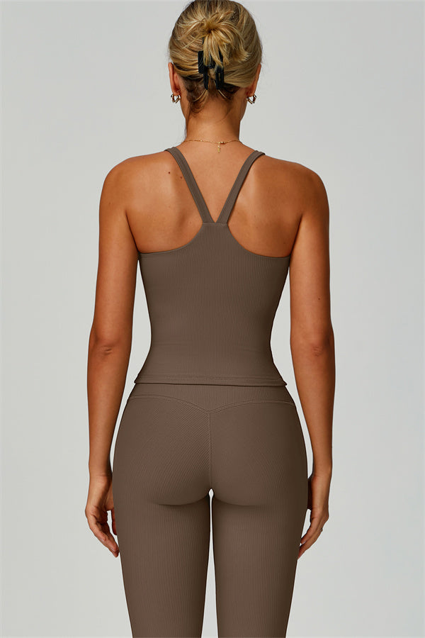 The Burst Ribbed Legging