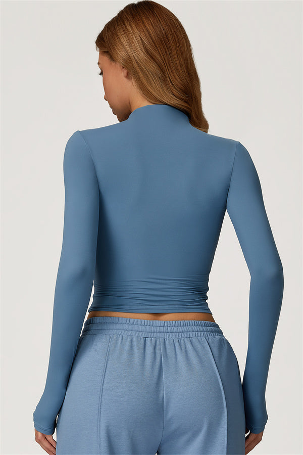 The Motion Mock Neck Top