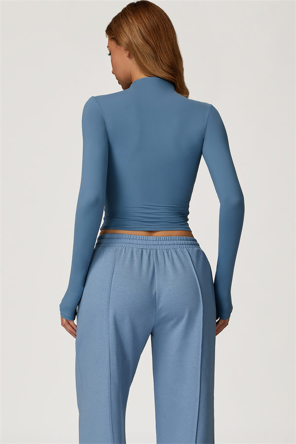 The Motion Mock Neck Top