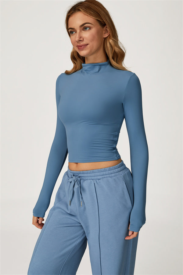 The Motion Mock Neck Top