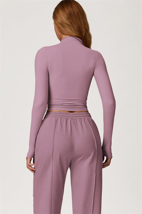 The Motion Mock Neck Top