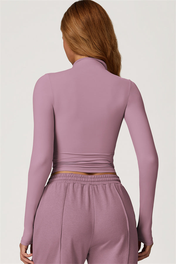 The Motion Mock Neck Top