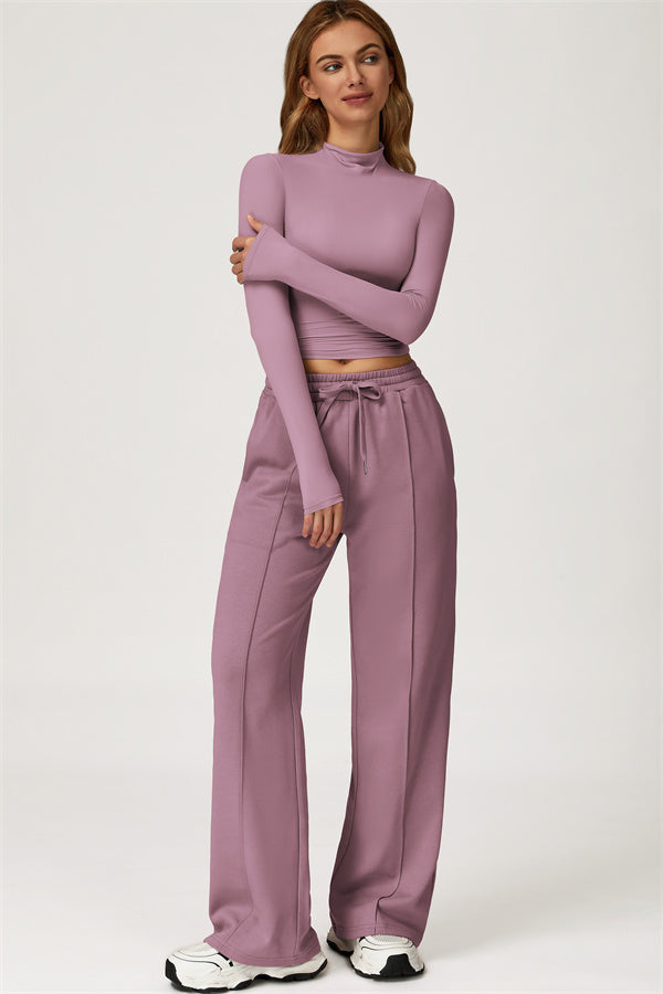 The Motion Mock Neck Top