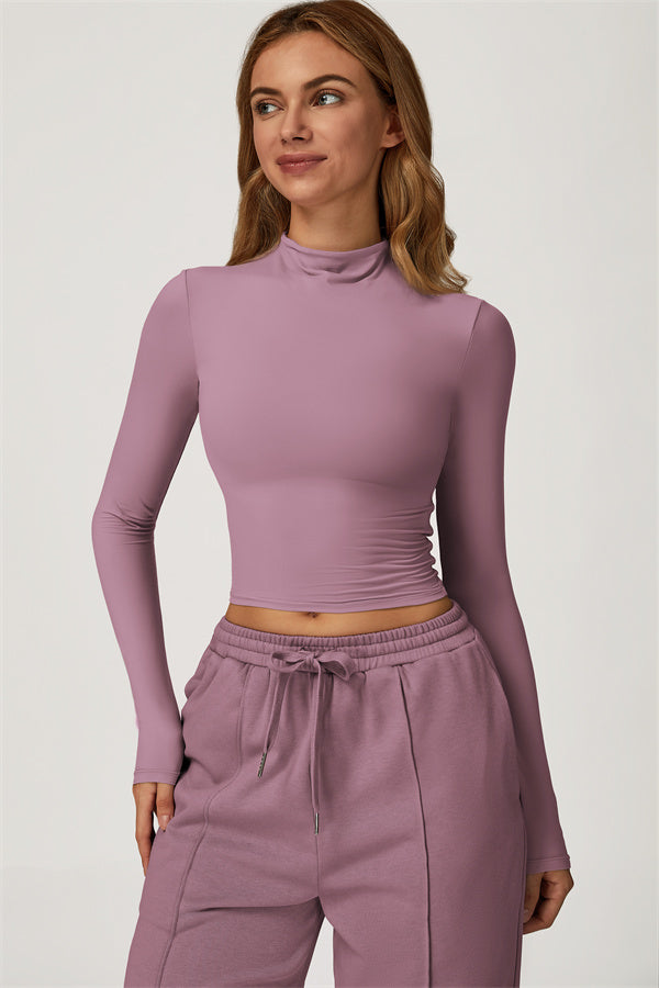The Motion Mock Neck Top