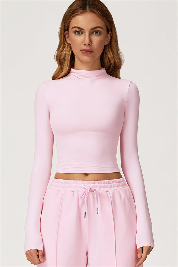 The Motion Mock Neck Top