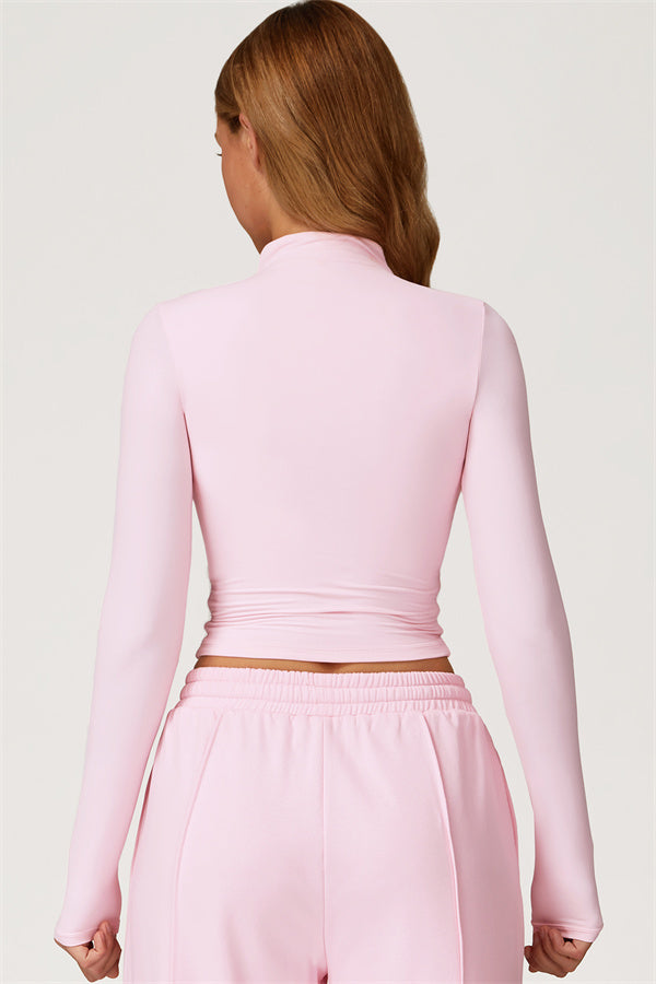 The Motion Mock Neck Top