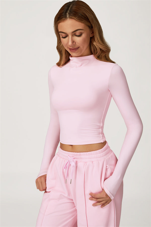 The Motion Mock Neck Top