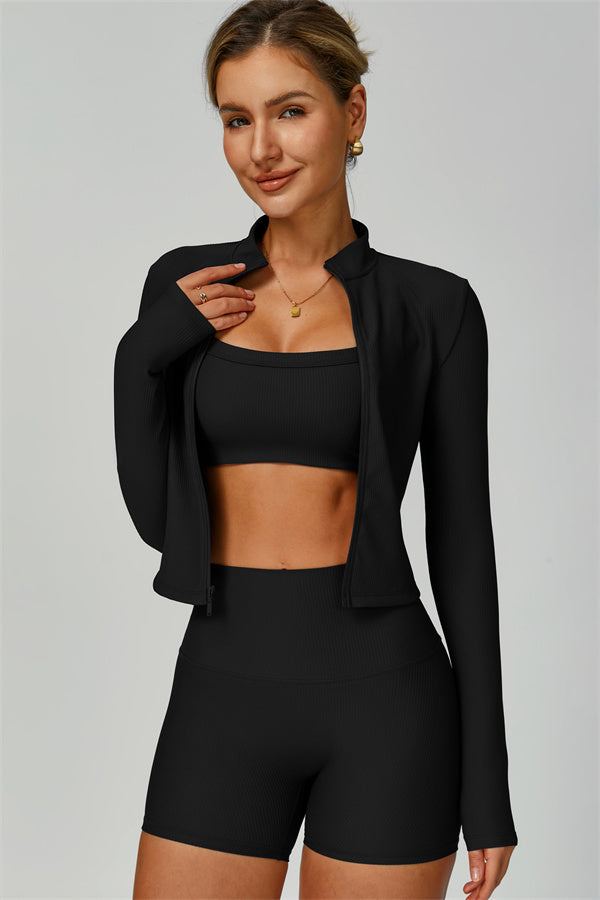 The Burst Ribbed Jacket