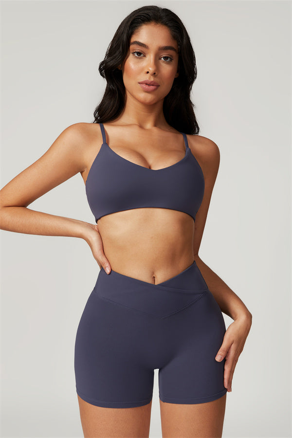 The Sophia Cross Waist Short