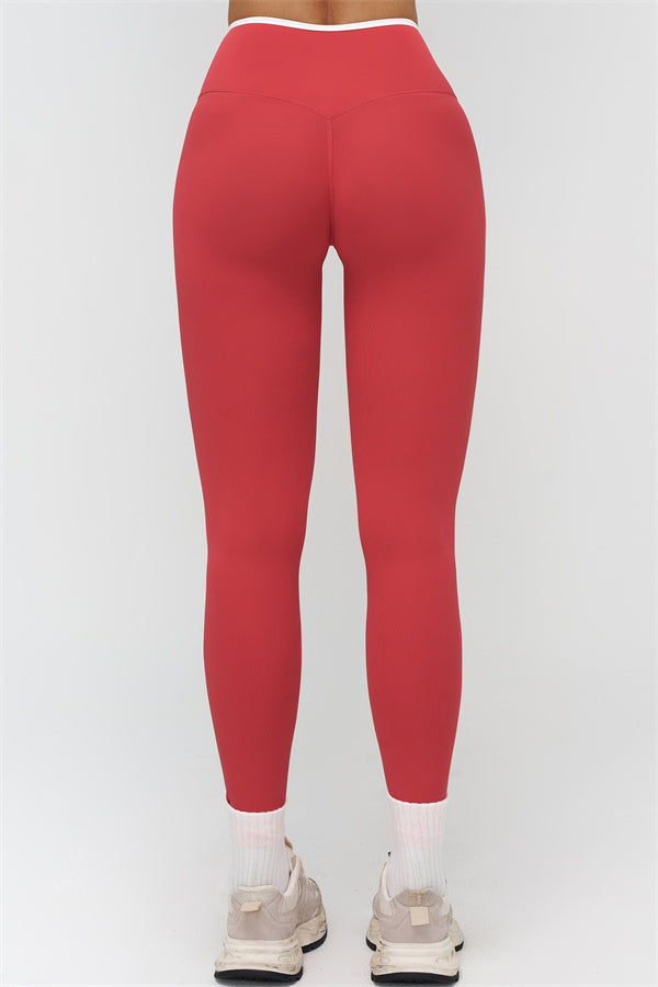 Soft Active Crossover Contrast Leggings