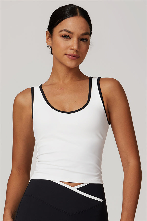 The Vela Tank - Peach Pink