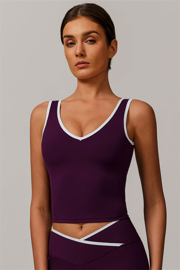 The Vela Tank - Peach Pink