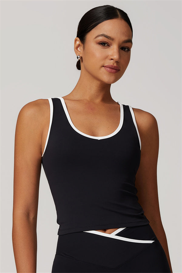 The Vela Tank - Peach Pink