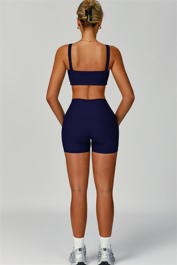 The Burst Ribbed Bra