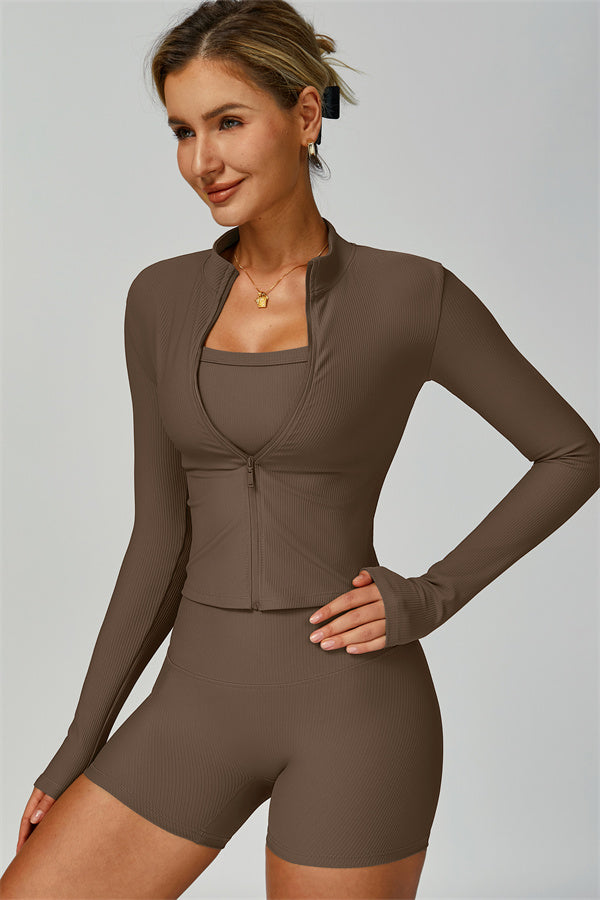 The Burst Ribbed Jacket
