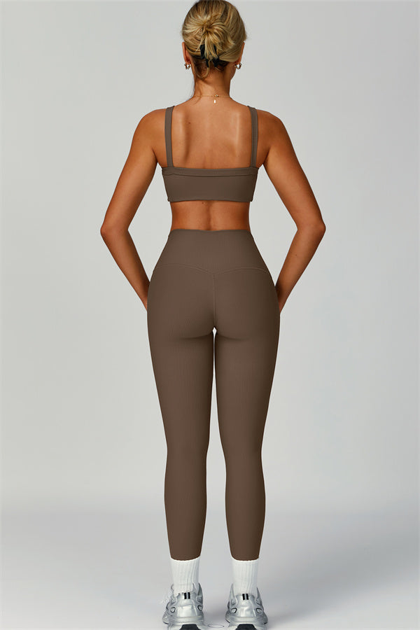 The Burst Ribbed Bra
