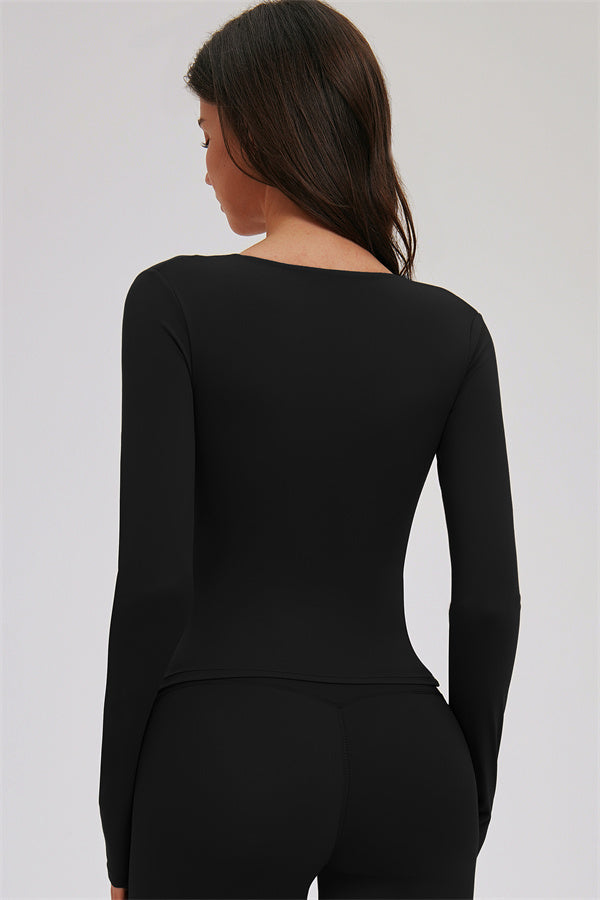 The Twirl Long Sleeve Wrap