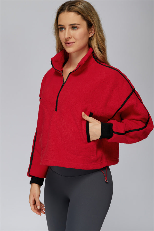 All-Day Fleece Zip Pullover