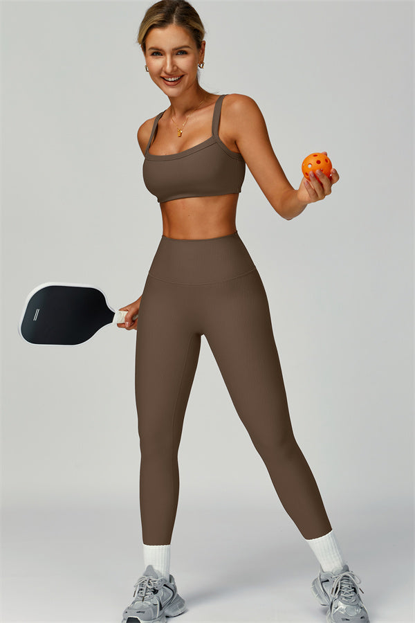 The Burst Ribbed Legging