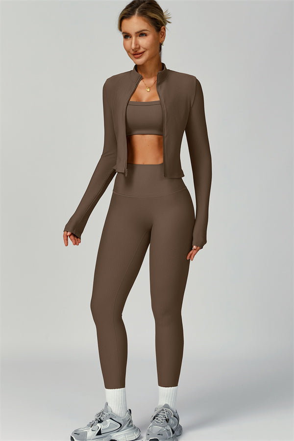 The Burst Ribbed Legging