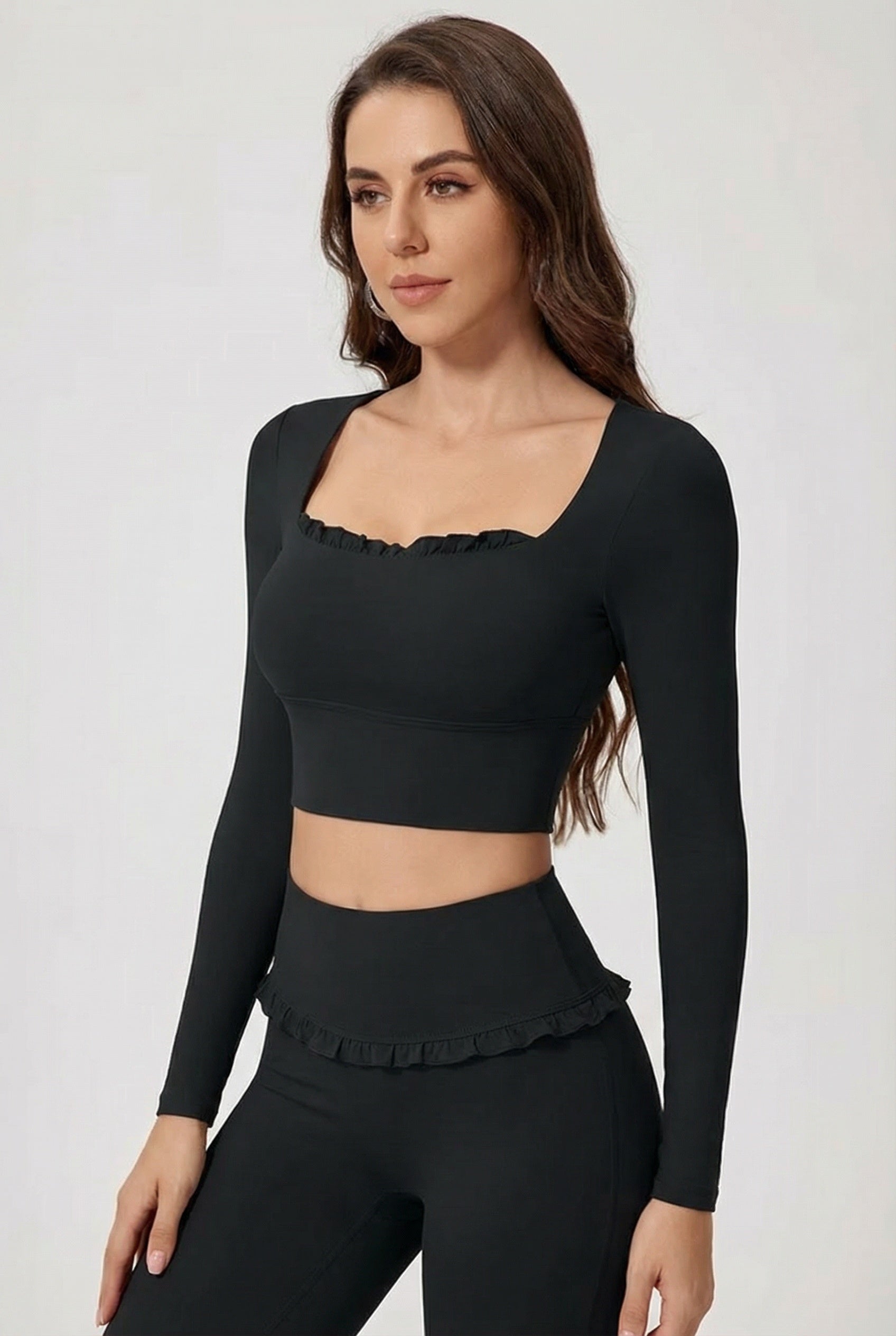 The Velune Ruffle Top